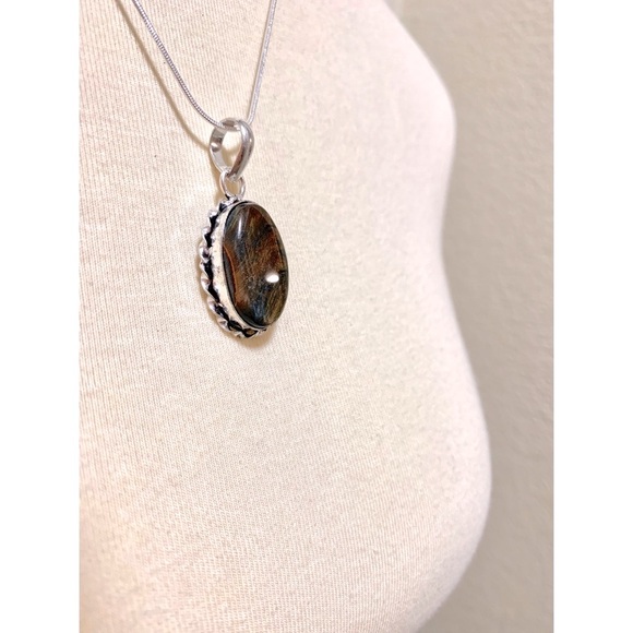 π Beautiful Tigers eye necklace - Picture 2 of 9